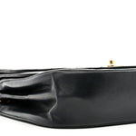 Lambskin Quilted Flap Bag Black
