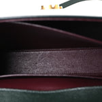 Grain de Poudre Medium Classic Monogram Cassandra Top Handle Dark Green