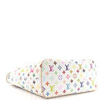 LV x TM Monogram Multicolor Neverfull MM White