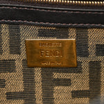 Fabric Jacquard FF 1974 Medium Baguette Tobacco Moro Black