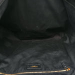 Lambskin Quilted Maxi Icare Shopping Tote Black