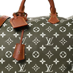 Calfskin Monogram Speedy P9 Bandouliere 40 Green Sancha