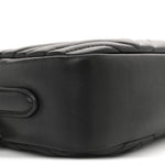 Calfskin Matelasse Small GG Marmont Camera Bag Black
