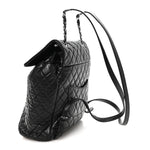 Lambskin Quilted Large Urban Spirit Backpack Black