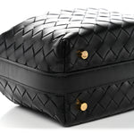 Calfskin Nappa Intrecciato Mini Wallace Black