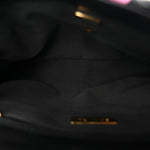 Lambskin Printed Fabric Medium Chanel 19 Flap Black Multicolor