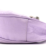 Agneau Arena Le Cagole Shoulder Bag XS Lilac