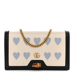 Calfskin Lovelight Mini Diana Chain Bag Mystic White Paradise Cloude