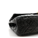 Aged Calfskin Quilted 2.55 Reissue 227 Flap Black