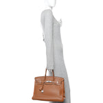 Togo Horseshoe Birkin 35 Gold Orange