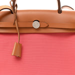 Vache Hunter Toile Herbag Zip 31 PM Rose Azalee Natural
