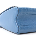 Epi Twist Shoulder Bag MM Blue Jean