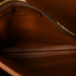 Roxy Calfskin Web Medium Blondie Shoulder Flap Bag Cuir