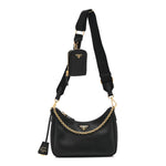 Saffiano Lux Re-Edition 2005 Shoulder Bag Black