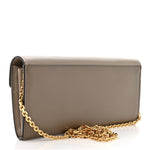 Vitello King Cruise FF Diamonds Continental Envelope Wallet On Chain Truffle Dove