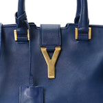 Calfskin Small Classic Y Cabas Royal Blue