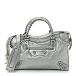 Metallic Agneau Giant 12 Silver Hardware City Gris Aluminum