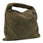Suede Intrecciato Large Hop Mud