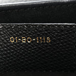 Grained Calfskin Saddle Bag Black