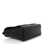 Grainy Calfskin Note Crossbody Bag Black