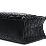 Calfskin Matelasse Aria Small GG Marmont Shoulder Tote Black