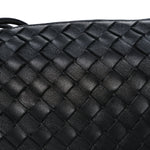 Nappa Intrecciato Medium Loop Camera Bag Black