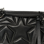 Nappa Star Quilted Studded Small Helia Shoulder Bag Black