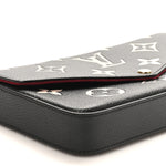 Empreinte Monogram Giant Felicie Pochette Black Beige