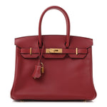 Veau Jonathan Birkin 30 Rouge Vif
