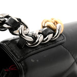 Lambskin Quilted Chanel 19 Wallet On Chain WOC Black