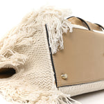 Cotton Calfskin Medium Edith Day Bag Soft Tan