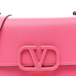 Smooth Calfskin Small VSling Shoulder Bag Pink