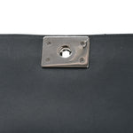 Calfskin Chevron Quilted New Medium Boy Flap Dark Navy Blue