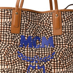 Visetos Medium Liz Reversible Shopper Tote Cognac