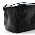 Sugar Goatskin Velvet Logo Small Pandora Black