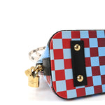 Epi Damier Race Alma BB Blue Vert