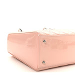 Patent Cannage Medium Lady Dior Light Pink