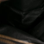 Snakeskin Large Luggage Black