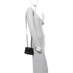 Nappa Micro Peekaboo Iconic Satchel Black