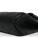 Aged Calfskin Quilted 2.55 Reissue 226 Flap Black