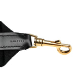 Jacquard Wool Logo Short Strap Black Beige