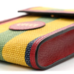 Canvas Marley Stripe Script Logo Mini Gucci 100 Crossbody Bag Red
