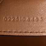 Grained Calfskin Small Spin Tote Woodrose