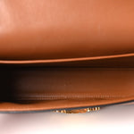 Natural Calfskin Triomphe Shoulder Bag Tan