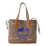Visetos Medium Liz Reversible Shopper Tote Cognac