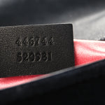 Velvet Matelasse Mini GG Marmont Shoulder Bag Black