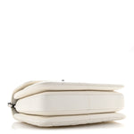 Lambskin Quilted Small Trendy CC Dual Handle Flap Bag White