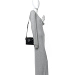 Calfskin Y Quilted Monogram Toy Loulou Crossbody Bag Black