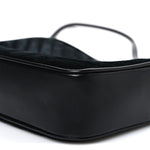 Suede Calfskin Monogram Lou Camera Bag Black