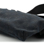 GG Monogram Double Pocket Belt Bag Black